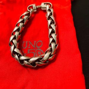 UNO DE 50 INTERWOVEN ROUND BRACELET "FLOOD" 8"